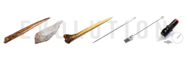 Evolution of tattoo needles from ancient tools to modern REBEL cartridges