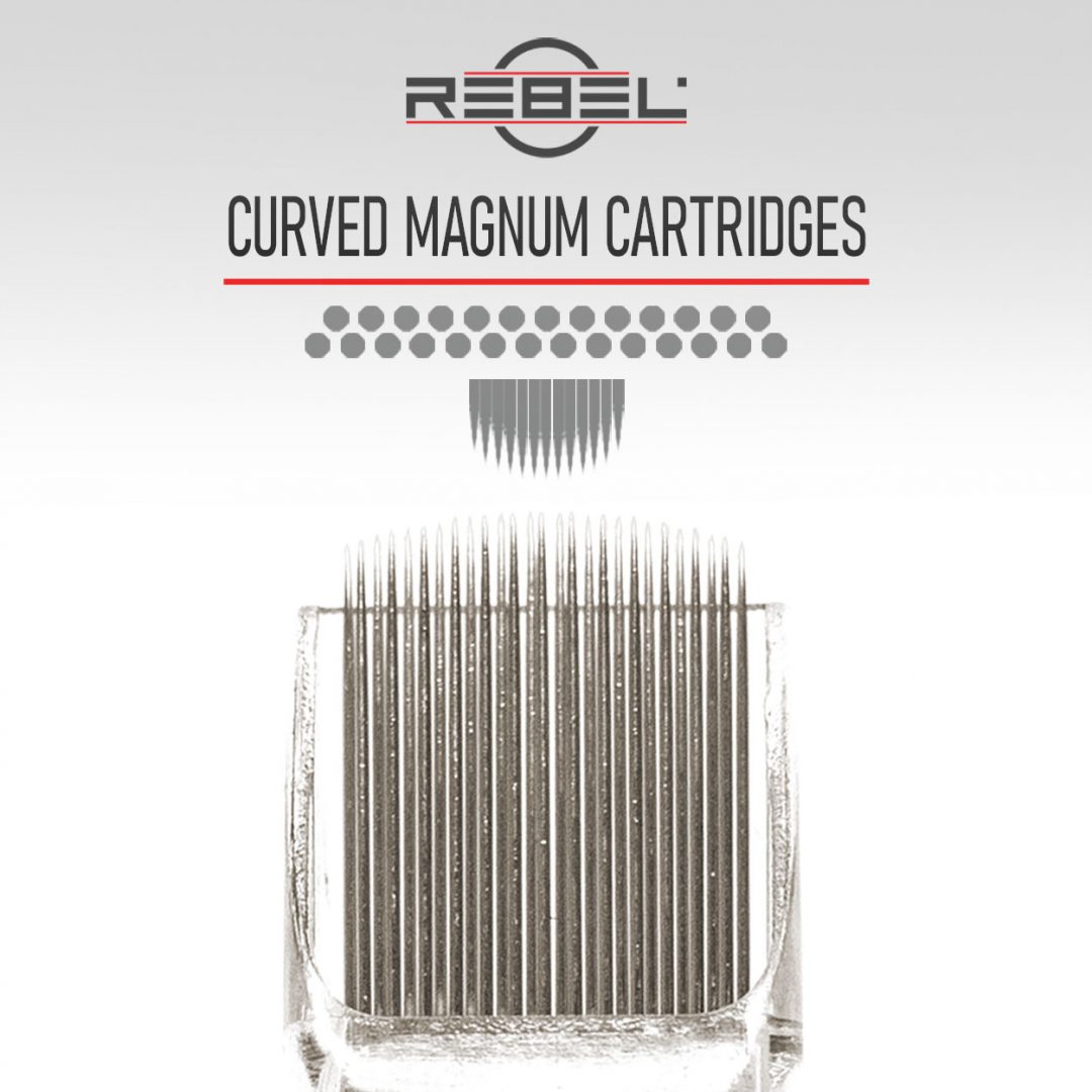 Curved magnum needles - Precision tattoo cartridge configurations - Tattoo Equipment - REBEL