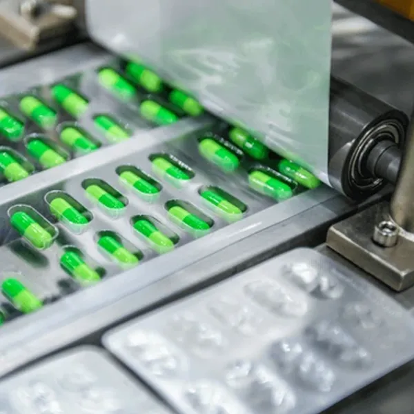 Industrial blister packaging machine sealing product