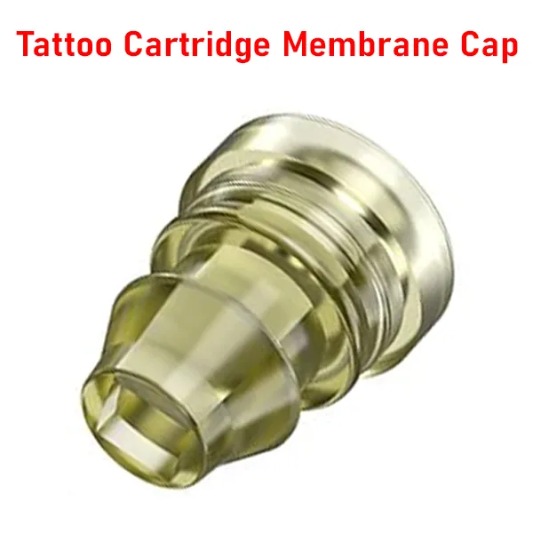 Tattoo cartridge silicone membrane cap component for manufacturing