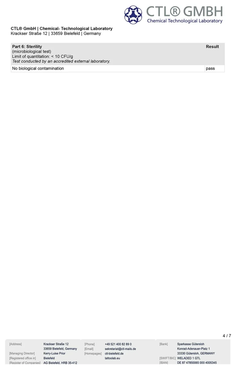 REBEL Black — REACH Compliance Certificate (Page 4)
