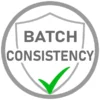 Tattoo cartridge batch consistency quality badge