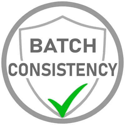 Tattoo cartridge batch consistency quality badge