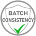 Tattoo cartridge batch consistency quality badge