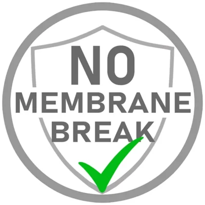 Tattoo cartridge no membrane break performance badge