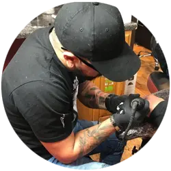 Profile photo of tattoo artist Jose Martinez, REBEL Tattoo Equipment testimonial, East Rochester NY