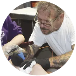 Profile photo of tattoo artist Rich Wallace, REBEL Tattoo Equipment testimonial, Oklahoma City OK