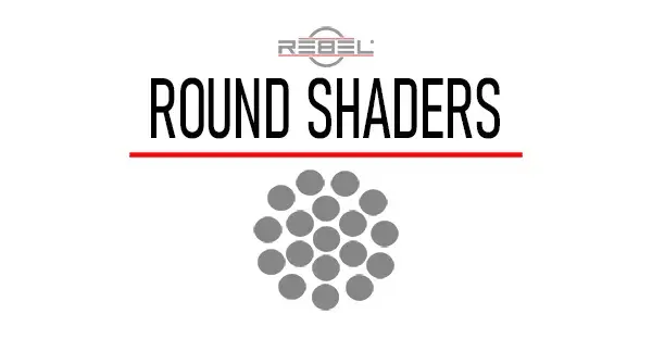 REBEL round shader tattoo cartridge configuration illusration